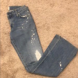 Paper denim and cloth jeans